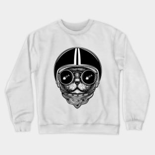 Cat rider Crewneck Sweatshirt